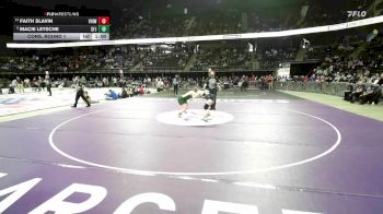 Cons. Round 1 - Macie Letsche, Sioux Falls Jefferson vs Faith Slavin, Viborg-Hurley/Irene-Wakonda