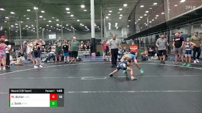 64 lbs Round 3 (8 Team) - Mikey Butler, U2 Upstate Uprising Blue vs Joey Saile, Attack Mat Club