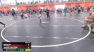 65 lbs Round 2 - Gavin Nix, Team Tiger vs Michael Willford, Grizzlies Wrestling Club