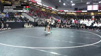 150 lbs Finals (1st & 3rd) - Elijah Dobbs, Waukee Northwest vs Brayden Mcneal, Waverly-Shell Rock