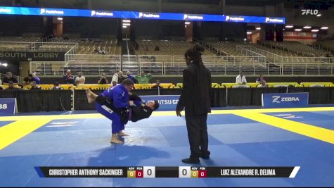 Luiz Alexandre R. Delima vs Christopher Anthony Sackinger 2025 Pan Jiu Jitsu IBJJF Championship