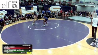 125 lbs. Cons. Round 4 - Londyn Long, Collinsville vs Jennifer Lopez-alvarado, North Kansas City