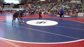 6A 130 lbs Semifinal - Isabella Soto, SOUTHSIDE HIGH SCHOOL vs Keionna Jarrett, Rogers