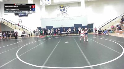 86 lbs Champ. Round 1 - Benjamin Mack, MN vs Declan Moody, WI
