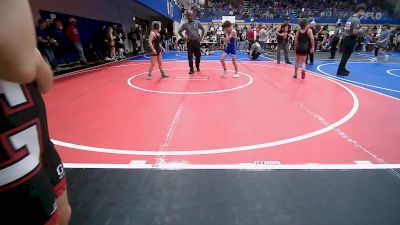 73 lbs Quarterfinal - Brayden Brock, Glenpool Warriors vs Reese Ford, Honey Badgers Wrestling Club