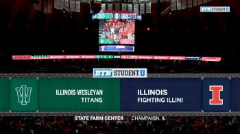 2018 Illinois-Wesleyan vs Illinois | Big Ten Men's Basketball