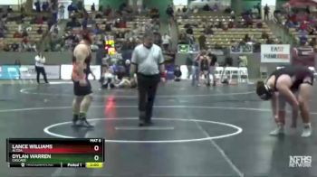 A 285 lbs Champ. Round 1 - Dylan Warren, Cascade vs Lance Williams, Alcoa