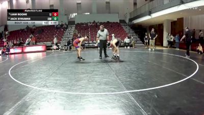 126 lbs Quarterfinal - Jack Strumke, Williamsburg Wrestling Club vs Liam Boone, Forest Wrestling