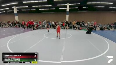 84 lbs Semifinal - Brantley Arluck, Spartan Mat Club vs Dylan O`Connor, Cardinal Wrestling Club