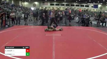 62 lbs Consi Of 8 #1 - Kade Schuft, Yuba Sutter Combat vs Ace Green, Greenwave Youth