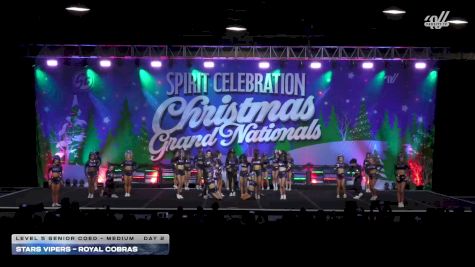 Stars Vipers - San Antonio - Royal Cobras [2025 L5 Senior Coed - Medium Day 2] 2025 Spirit Celebration Christmas Grand Nationals