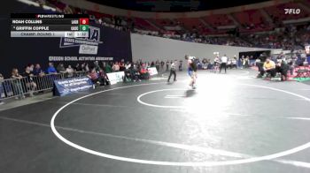 4A Boys 165 lbs Champ. Round 1 - Griffin Copple, Cascade Boys vs Noah Collins, La Grande Boys