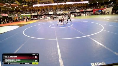 135 lbs Champ. Round 1 - Felix Hesson, Juneau-Douglas HS vs Colton Cummins, Juneau-Douglas HS