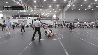 132 lbs Semis & 1st Wrestleback (8 Team) - Owen Boyle, East Coast Time Out vs Evan Ulrich, Ohio Gold