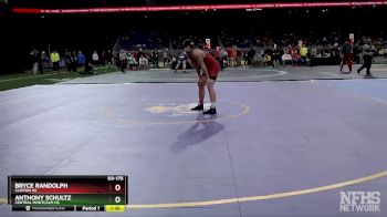 D3-175 lbs Semifinal - Anthony Schultz, Central Montcalm HS vs Bryce Randolph, Clinton HS