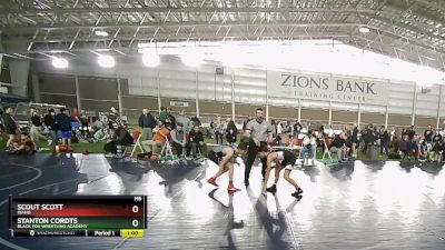 102 lbs Champ. Round 1 - Scout Scott, Idaho vs Stanton Cordts, Black Fox Wrestling Academy