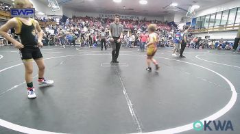 64 lbs Round Of 16 - Kane Radford, Redskins Wrestling Club vs Cooper Gonzales, Choctaw Ironman