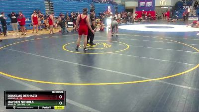 215 lbs Semis (4 Team) - Douglas Deshazo, Maryville vs Hayden Nichols, Bradley Central