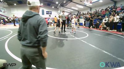 67 lbs Consi Of 4 - Zachary Montgomery, Berryhill Wrestling Club vs Cutter Bledsoe, Woodland Wrestling Club