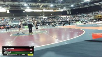 132 lbs Cons. Round 2 - Lily Hall, Idaho Falls vs Allie Eaton, Rigby