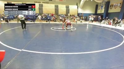 174 lbs 3rd Place Match - Andrew Kehoe, Noke Wrestling RTC vs Brendan Ridge, East Stroudsburg