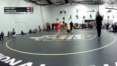 180B Quarterfinal - Paris Willis, Baldwin Wallace University vs Jehieli Velez, Deleware State University