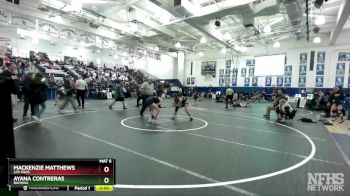 100 lbs Quarterfinal - Mackenzie Matthews, Los Osos vs Ayana Contreras, Ramona