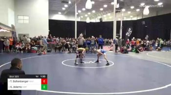 87 lbs Quarterfinal - Thunder Sollenberger, Central Dauphin vs Karter Adams, Northern Lebanon