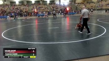 70 lbs Semifinal - Thomas Radin, Higher Calling Wrestling Club vs Syler Sayne, Halls Wrestling