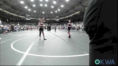 84 lbs Consi Of 8 #2 - Aliyah Golden, Wyandotte Youth Wrestling vs Keaton Lee, Team Nomad