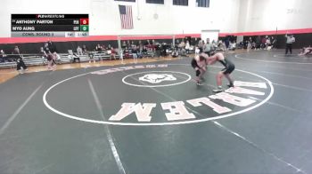 144 lbs Cons. Round 3 - Anthony Parton, Plainfield (NORTH) vs Myo Aung, Wilmette (LOYOLA)