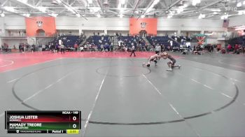 149 lbs Cons. Round 1 - Joshua Lister, Norwich vs Mamady Treore, Pitt-Bradford