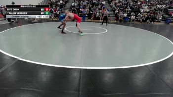 144 lbs Champ. Round 1 - Tate Cook, Mo West vs Talon Verbeck, Maize WC