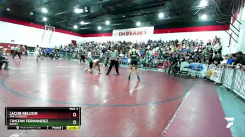 150 lbs Semifinal - Tristan Fernandez, Bonita vs Jacob Beldon, San Clemente