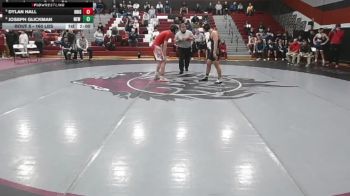 160 lbs Quarterfinal - Dylan Hall, Bristol vs Joseph Glickman, New Hope-Solebury