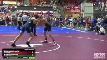 3-2-1A 165 Cons. Round 2 - Keegan Urbanek, Ellsworth vs Kayden Hudson, Phillipsburg