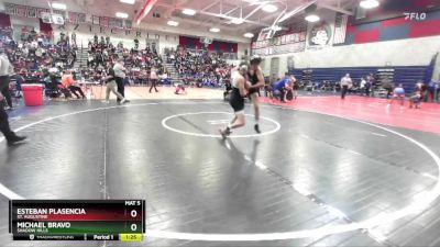 113 lbs Champ. Round 1 - Michael Bravo, Shadow Hills vs Esteban Plasencia, St. Augustine