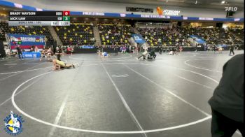 190 lbs Cons. Round 2 - Brady Wayson, Don Bosco vs Jack Law, Iowa City, West