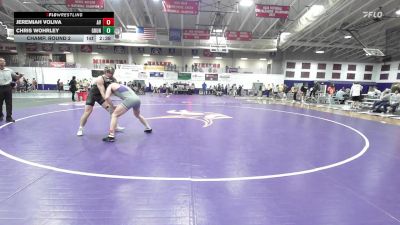 184 lbs Champ. Round 2 - Jeremiah Voliva, Avila vs Chris Wohrley, Graceland University