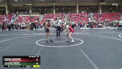 95 lbs Champ. Round 1 - Kenzie Nondorf, Hoxie Kids Wrestling Club vs Lilliana Grant, RSA Red Storm Wrestling