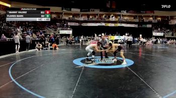 4A 127 lbs Cons. Round 2 - Manny Valdez, Belen vs Flores Mark, Silver