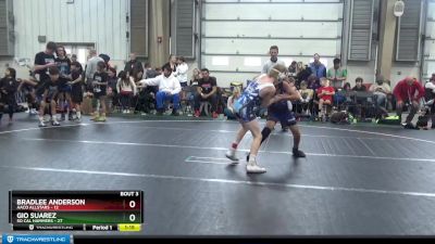 84 lbs Round 1 (6 Team) - Bradlee Anderson, AACO Allstars vs Gio Suarez, So Cal Hammers