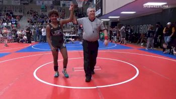 155 lbs Quarterfinal - Vicki Faulkner, Henryetta Knights Wrestling vs Tyler Coleman, Muskogee Rougher Wrestling