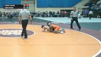 3 - 132 lbs Champ. Round 1 - Brody House, Brentsville District vs Seth Evans, Heritage (Lynchburg)