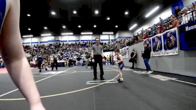 66 lbs Final - Sawyer McDaniel, Newcastle Youth Wrestling vs Cooper Vansyckle, Bridge Creek Youth Wrestling