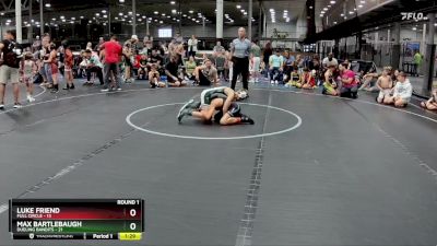 76 lbs Round 1 (8 Team) - Max Bartlebaugh, Dueling Bandits vs Luke Friend, Full Circle