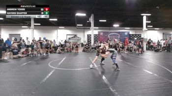 76 lbs Round 5 (6 Team) - Andrew Yoder, Diamond State Inferno vs Hayden Shaffer, Bay Brawlers