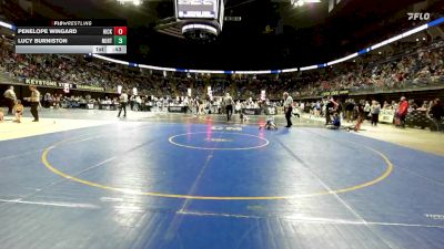60 lbs Quarterfinal - Penelope Wingard, Hickory vs Lucy Burniston, North East