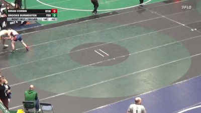 124 lbs Consi Of 4 - Brian Corbin, Wyoming Seminary vs Brooks Burmeister, Penn Trafford