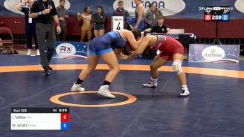 62 kg Consolation - Ismileyna Valles, Patriot Wrestling Club vs Marlee Smith, Sunkist Kids Wrestling Club